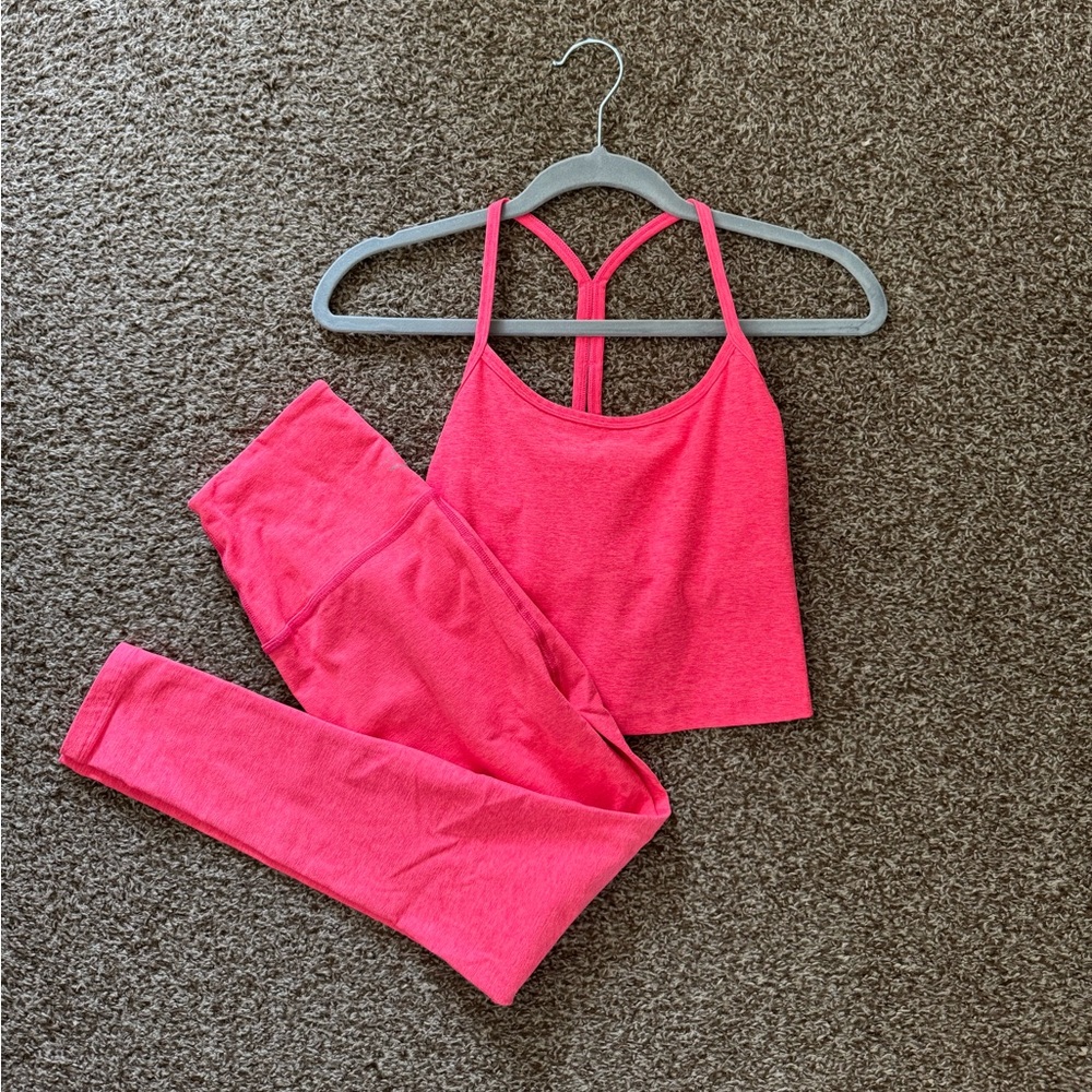 Beyond Yoga Space Dye Pink Set